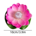 thumbnail image 3 of Floating Lotus Pool Lights Waterproof LED Reusable Outdoor Water Lanterns for Swimming Pond Garden Party Wedding Decor,1-Pack, 3 of 6