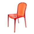 thumbnail image 2 of CSP Genoa Polycarbonate Event Chair - Stackable - Translucent - Red ( Set of 4), 2 of 2