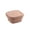 Light Brown, variant on Collapsible Travel Lunch Box 500ml Foldable Silicone Food Storage Container with Lid Microwave Freezer Safe Space Saving for Kitchen Camping (Blue)