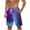 Sky Blue, variant on ZCFZJW Mens Swim Trunks Quick Dry Swimwear Summer Tie Dye Gradient Print Hawaiian Swimming Beach Shorts with Pocket Bathing Suits for Men Blue L
