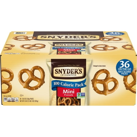 SNYDER PRETZELS (36 PACKS)