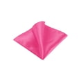 thumbnail image 1 of INSPIRE CHIC Men's Pocket Square Solid Color Handkerchiefs Self-folded For Wedding Party Fuchsia One Size, 1 of 4