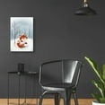 thumbnail image 6 of Epic Art 'Fox And Rabbit 1' by Makiko, Acrylic Glass Wall Art, 16"x24", 6 of 8