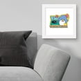 thumbnail image 4 of Gallery Pops Sanrio Tuxedo Sam - Tuxedo Sam Sticker Graphic Wall Art, White Framed Version, 12" x 12", 4 of 5