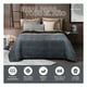 thumbnail image 4 of Edredón Ligero Real Textil + 2 Fundas de Almohada, Juego de Colcha King Size, Color Samurai, 4 of 7