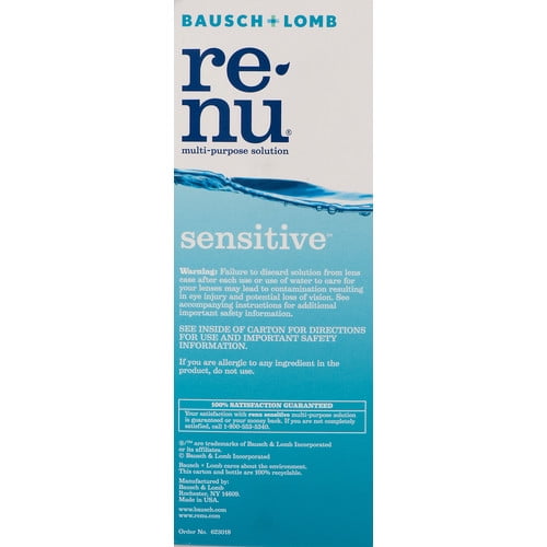 Bausch + Lomb ReNu MultiPurpose Solution Sensitive, 12.0 Fl Oz