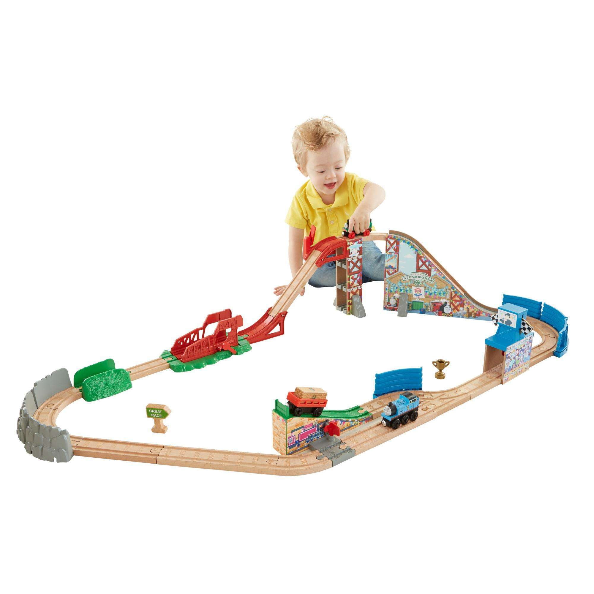 Thomas & Friends Wooden Railway Race Day Relay Set