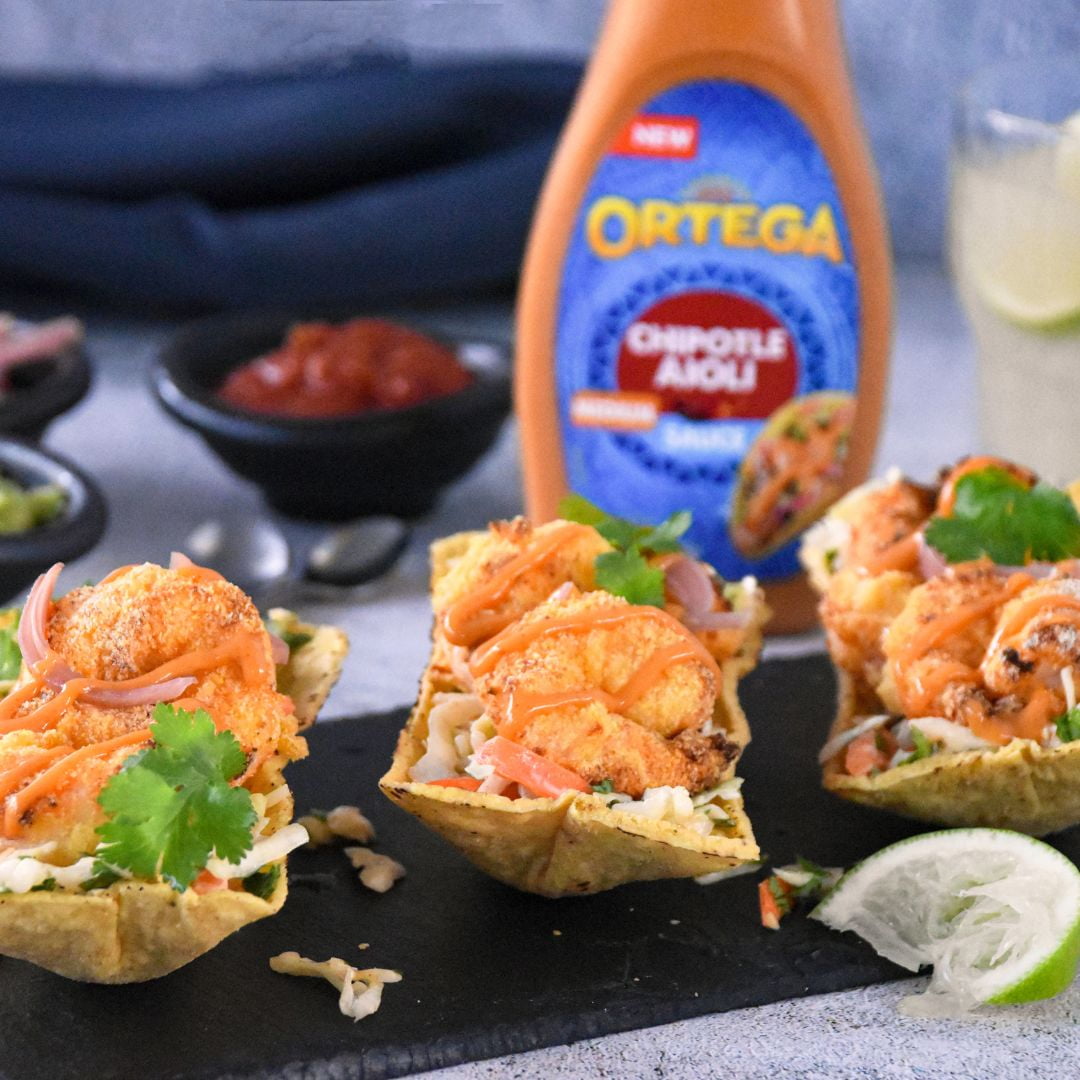 Ortega Chipotle Aioli Medium Taco Sauce, Whole, 9 oz Bottle