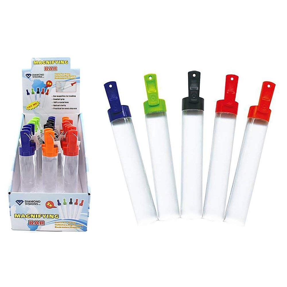 Diamond Visions 011472 3X Magnifying Glass Magnifier Bar MultiPack in