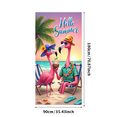 thumbnail image 2 of Flamingo Theme Summer Beach Banner Holiday Flamingo Decorative Tropical Design for Summer Party Beach Party Holiday Decor, 2 of 7