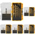 thumbnail image 1 of Juego de brocas DEWALT recubiertas de nitruro de titanio, 14 piezas, 1 of 4