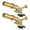 Golden, variant on FOMIYES 2Pcs Portable Gas Torch Outdoor Adjustable Flame Home Cooking Grill Lighting Torch