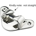 thumbnail image 6 of ABCISI Marine Grade Stainless Steel 316 4-1/4"(105mm) Boat Angled Bow Chocks Yacht Deck Dock Mooring Rope Cleat Chock (2pcs), 6 of 7