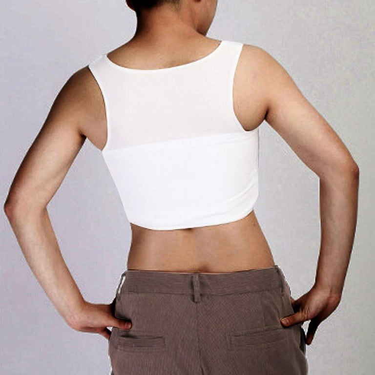 Eleady Women's Unisex Stretch Chest Binder Bra Pullover Tank Top