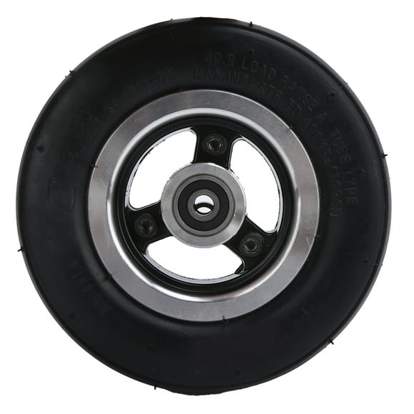 6 Inch Solid Tire Wheel Rim and Tire Set with Alloy Rims for Electric Scooter