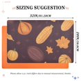 thumbnail image 2 of Cartoon Pumpkin and Corn Floor Door Mat Outdoor Indoor for Home Entrance Welcome Mats 32"x20", 2 of 8