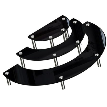 HONITANO Tabletop Cake Stands Acrylic for Bakery Use 1 Set 15.7X7.9X3.9In