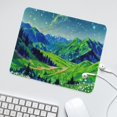 thumbnail image 6 of Flower Green Hill Cloud Printed Mouse Pad, 10"x12", Premium Mouse pad,Non-Slip Rubber Base Mouse pad, 6 of 8
