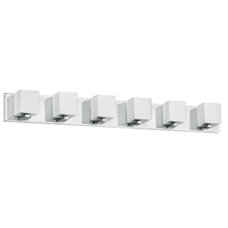 

Dainolite V1230-6W-PC 6 Light Vanity White & Polished Chrome