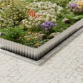thumbnail image 7 of Corrugated Metal Garden Edging 6" x 20Ft, Landscape Edging Border for Lawn, Flower Bed, Garden Fence, Paver Edging (Silver), 7 of 7