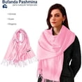 thumbnail image 2 of Bufanda Bluelander de Invierno para Mujer, Rosa, 2 of 5