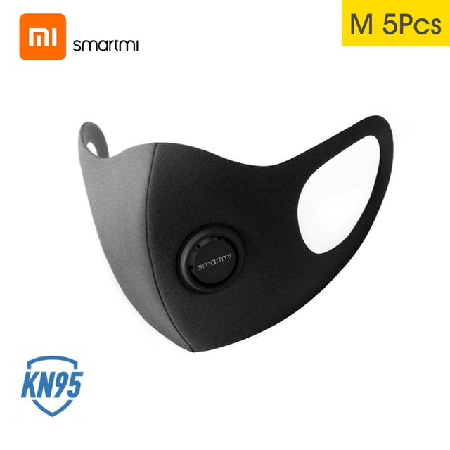 5 piezas Smartmi KN95 Máscaras faciales anticontaminación Air Sport