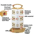 thumbnail image 2 of Arcticwind Surge Protector Power Strip Tower w/12/16 Outlets, 3 USB Ports, 2500W Max, Portable Modular Power Tower, Built-in Overload & Lightning Protection, w/9.85ft Cable, 2 of 9