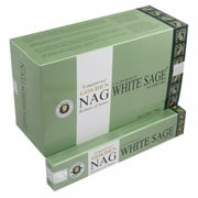 Vijayshree Nag Whitesage Incense Sticks Home Fragrance 15gm X 12Box - 180gm
