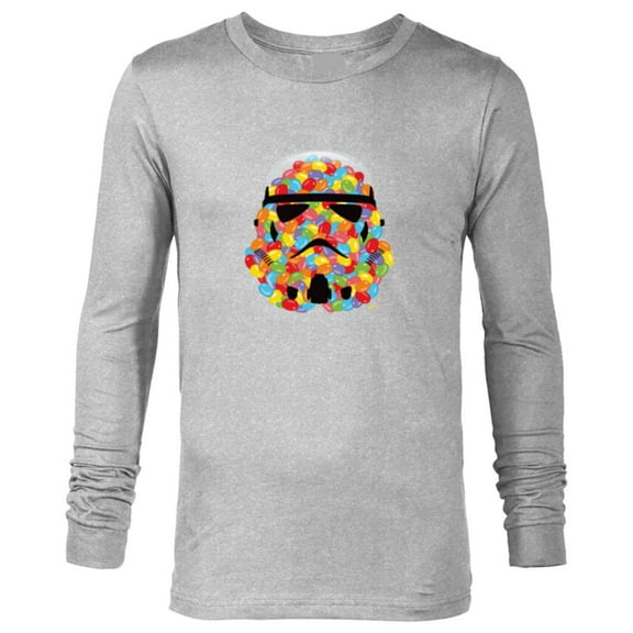 Star Wars Treats Imperial Stormtrooper Jelly Beans - Long Sleeve T-Shirt for Men - Customized-Athletic Heather
