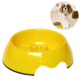 thumbnail image 1 of Comedero lento para perros, cuenco anti-tragos, m, amarillo, 1 of 5