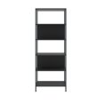 thumbnail image 3 of Librero TRAZO 64 h172 Negro-Negro PEME DOMUS TRAZO/Librero, 3 of 5