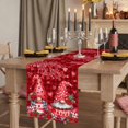 thumbnail image 2 of Table Runners 72 Inches Long Dress Scarves, Valentine's Day Farmhouse Kitchen Table Runner, Coffee Tablerunners, Gnomes Romantic Roses Red Plaid 14x72 Inch, 2 of 9