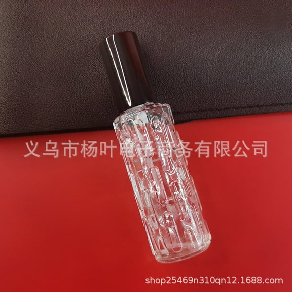 QIDITONG 6pcs Glass Perfume Bottles 15ml Refillable Mini Perfume Bottle Travel Portable Leak Proof Spray Pump Bottle Atomizer Dispensing Containers With Lids