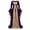 Purple, variant on Medieval Fairy Corset Dress Bell Sleeve Maxi Dress Vintage Robe Gothic Gown, Halloween Costumes for Women