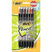 BIC Mechanical Pencil with Metallic Color Barrels 0.7mm 18ct, Black (MPLMP18-Blk)