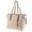 Multicolor, variant on MICHAEL MICHAEL KORS Women's Voyager Medium Crossgrain Leather Tote Bag, 30S0GV6T2B-798 Buttermilk Multi