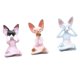 thumbnail image 4 of Estatua de gato sin pelo, figurita de gato meditando, artesanía, adorno de mesa, escultura de Animal de resina para sala de estar y balcón, 3 uds., 4 of 9