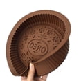 thumbnail image 1 of Molde de pastel de gasa Oreo, herramientas para hornear Chocolate de 6 ", Mousse de galletas, abrasivo de silicona de 178x37mm (solo herramienta de un toque), 1 of 5