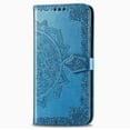 thumbnail image 2 of Samsung Galaxy A20S Case Leather Wallet Flip Magnetic Closure Case Samsung Galaxy A20S Phone Case with Card Slots Protective Cover Case for Samsung Galaxy A20S. SD Mandala - Blue, 2 of 11