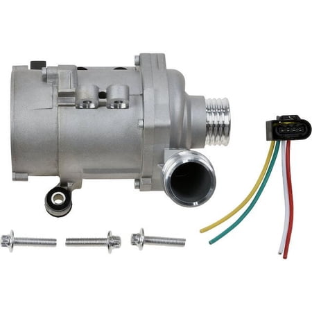 Water Pump - Electric with 3-Bolts - Compatible with 2008 - 2010 BMW 528i 3.0L 6-Cylinder 2009