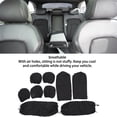 thumbnail image 3 of Fundas para asientos de automóviles juego de 5 fundas para asientos cómodas transpirables color negro 9 piezas para coche ANGGREK Otros, 3 of 7