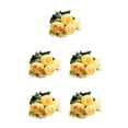 thumbnail image 3 of Ramo de Peonías Artificiales Inteprter Amarillo 5 Cabezas, 3 of 6