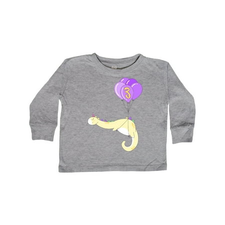 

Inktastic Dinocorn 3rd Birthday Gift Toddler Boy or Toddler Girl Long Sleeve T-Shirt