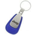 thumbnail image 2 of Jeep Leather Tear Drop Key Ring (Blue), 2 of 3