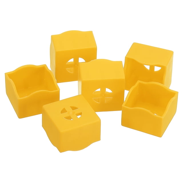 Uxcell Support de Craie de Billard Portable Accessoire de Table de Billard Jaune