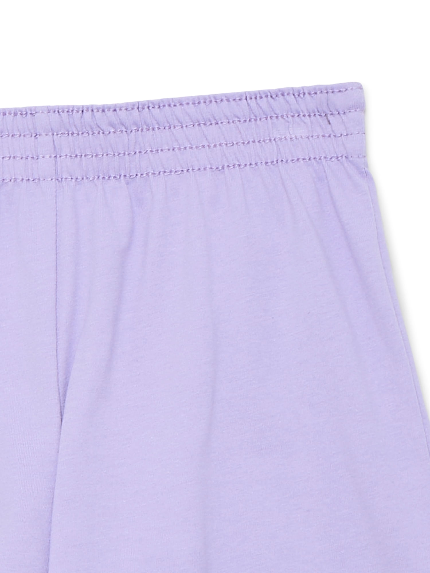 Wonder Nation Girls Kid Tough Knit Shorts, 3-Pack, Sizes 4-18 & Plus