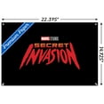 thumbnail image 3 of Marvel Secret Invasion - Logo Wall Poster with Pushpins, 14.725" x 22.375", 3 of 3