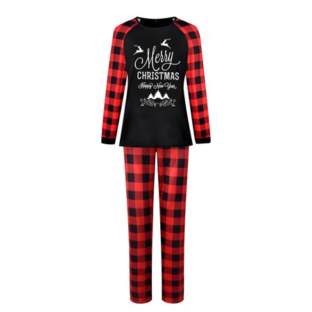 

Christmas Pajamas for family Sets Matching Pajamas Cute Reindeer Christmas tree Graphic Xmas Plaid Holiday Pjs Nightwear