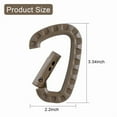 thumbnail image 6 of 5PCS Multi-Purpose Carabiner D-Ring & Molle Clip for Backpack, 6 of 10
