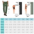 thumbnail image 6 of BALEAF Women's Hiking Pants Lightweight Quick Dry Water Resistant Cargo Pants 31'' Inseam for All Seasons Army Green Size M, 6 of 6